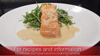 Panasonic - Cooktop - KY-B84AX, KY-R647EL - Recipe - Poached Salmon with White Wine Cream Sauce.