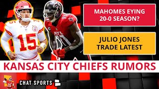 Kansas City Chiefs Rumors: Patrick Mahomes Eying 20-0 NFL Season + Latest Julio Jones Trade Rumors