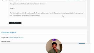 Which of the following is NOT an Antiterrorism Level I theme?