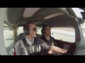 flight lesson in cessna 152 featuring normal take off landings and turns.