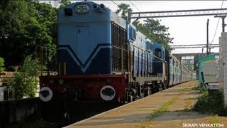 The First WDG3A Of Tondiarpet (TNP) Shows Some aggressive Honking With Circar Express