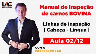 Aula 02: Manual de Inspeção - Linhas de Inspeção | Cabeça - Língua | Luiz Antônio de Carvalho