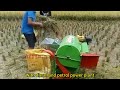 farm wholesale agricultural full feeding wheat paddy multi sorghum grain thresher machine