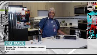 Brunch Demo with I AM ATHLETE podcast Chef Nancie