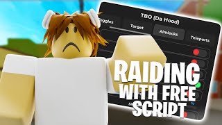 RAIDING IN DA HOOD WITH THE BEST FREE DAHOOD AIMLOCK SCRIPT/HACK *OP* (⭐KILL ALL⭐)