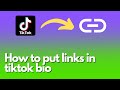 How to put links in tiktok bio (Quick & Easy)