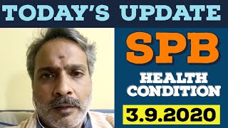Today’s update from Sp Charan about SPB Sir’s Health