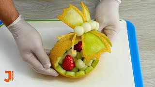 Melon Butterfly | Fruit Carving for Beginners