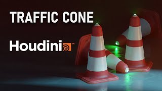 Houdini to UE5 - Traffic Cone Generator