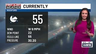 Increasing clouds tonight, turning breezy and mild Tuesday