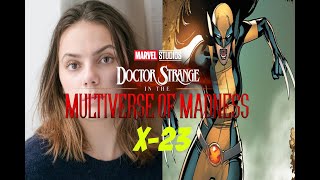 Dafne Keen as Wolverine in Doctor Strange in the Multiverse of Madness