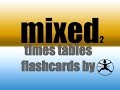 Mixed times tables flashcards, set 2 I Multiplication facts game