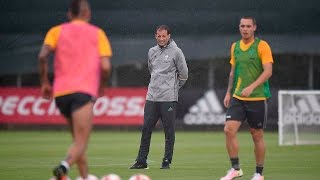 Juve raise the bar in the rain - La Juventus al lavoro sotto la pioggia