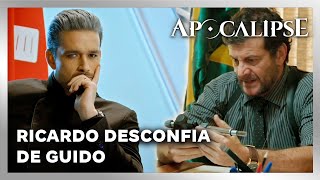 NOVELA APOCALIPSE: Ricardo desconfia que Guido é um traidor