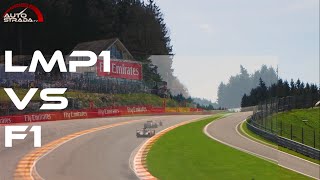 LMP1 vs Formula 1 - Eau Rouge Raidillon Comparison