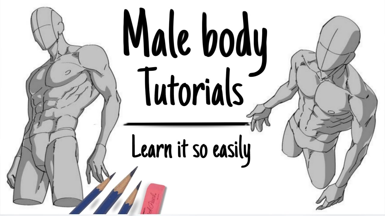 How To Draw Male Body Tutorial