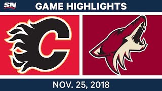 NHL Highlights | Flames vs. Coyotes – Nov. 25, 2018