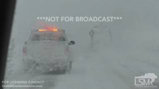 01-24-17 Wolf Creek Pass, CO - Plow Escort and Snow Covered Roads