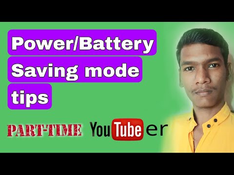 Tips on Power Saving Mode in Marathi Part-time Youtuber