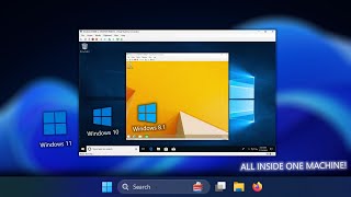 Windows 8.1 in a Windows 10 VM in a Windows 11 VM!