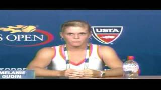 2009 US Open Press Conferences: Melanie Oudin (First Round)