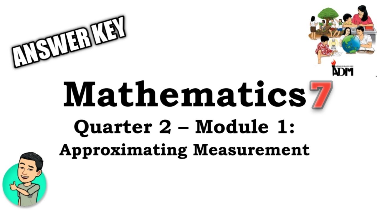 Mathematics 7 Quarter 2 - Module 1 ANSWER KEY - YouTube