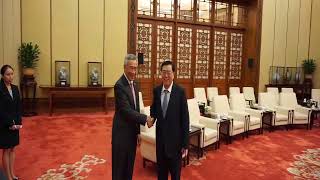 PM Lee Hsien Loong meeting NPC Standing Committee chairman Zhang Dejiang