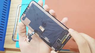 how to replace iphone x broken front glass with tbk 808