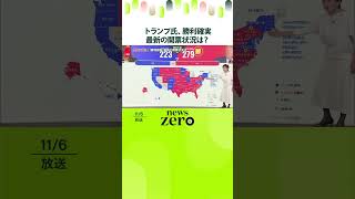 【アメリカ大統領選挙】トランプ氏、勝利確実  最新の開票状況は？  激戦のペンシルベニア州など4州すべて勝利  #shorts