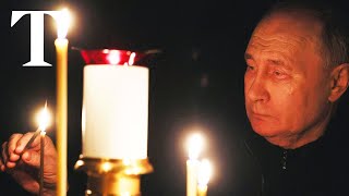 Moscow terror attack: Putin lights candle in memory of victims