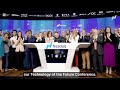 Amazon Web Services Rings the Bell in Honor of the 18th Annual Technology of the Future Conference