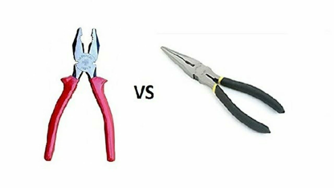 Nose And Combination Plier//difference B/w Combination And Nose Pliers ...