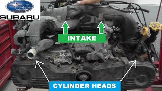 Let’s Disassemble this Subaru Boxer Engine with Basic Hand Tools! | Subaru head gasket repair