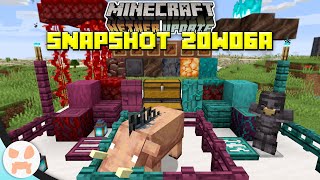 NEW ARMOR, TOOLS, WOOD & MORE! | Minecraft 1.16 Nether Update Snapshot 20w06a