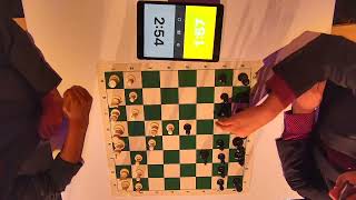 Abhimanyu Mishra and Jessica Hyatt’s speed chess match at Genius Gala 10