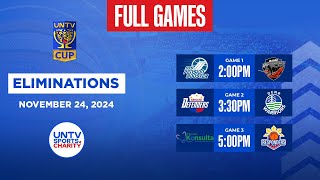 LIVE FULL GAMES: UNTV Cup Season 11 Eliminations at Novadeci Convention Center, QC | Nov. 24, 2024