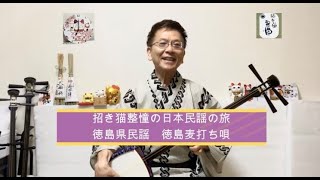 徳島県民謡 徳島麦打ち唄 招き猫整憧の日本民謡の旅チャンネル　おまけに全国の招き猫をご紹介しています！