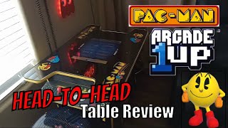 ARCADE 1UP Head-to-Head Pac-Man Table (Black Series) Arcade Cocktail Table Review #arcade1up #retro