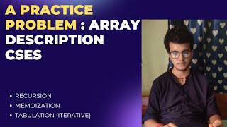 A CSES problem from DP section (Array Description).