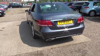 Mercedes-Benz E CLASS E220 CDI SE 4dr 7G-Tronic U21553