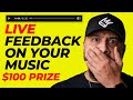 Reacting to your music LIVE! ($100 PRIZE!) *WINNER TAKE ALL!* #RR