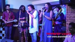 Bickram Ghosh, Timir Biswas and Imon Chakraborty perform at 'Durga Sohay' music launch