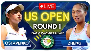 OSTAPENKO vs ZHENG | US Open 2022 | LIVE Tennis Play-By-Play Stream