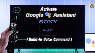 How to Turn On Microphone on Sony Google TV for Google Assistant! [Voice Control]