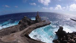 三宝港にてタイムラプス　(time lapse in Aogashima)