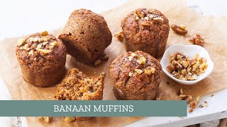 Banaan muffins in 10 MINUTEN gemaakt 🍌🧁 | LeukeRecepten