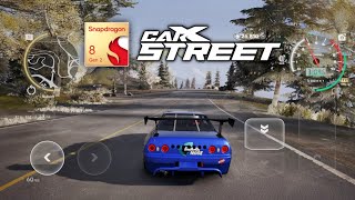 Carx Street mobile on ultra graphics - snapdragon 8 gen 2 | Street drive Nissan GTR R32