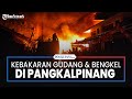 Gudang Gaharu dan Bengkel di Kampung Bintang Ludes Terbakar, Pemadaman Berlangsung Selama 3 Jam