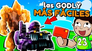 ¡¡Conseguimos las GODLY MAS FÁCILES de Toilet Tower Defense!! (Episodio 77 Parte 1 Roblox)