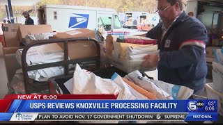 USPS reviews Knoxville processing facility